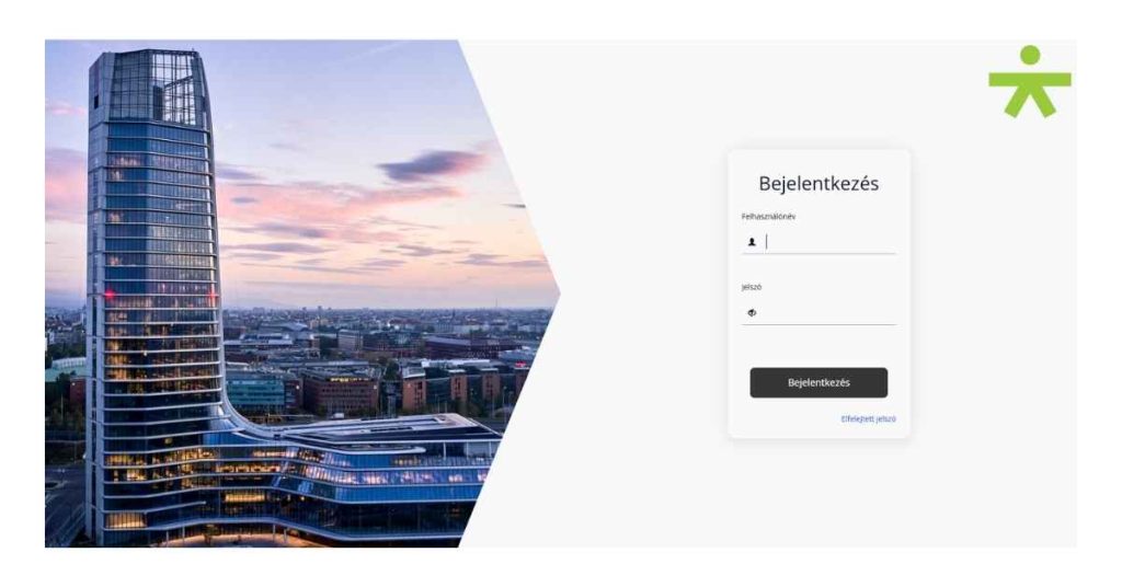 Market logisztikai rendszer - belépőoldal